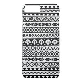 Capa Para iPhone Da Case-Mate Preto & branco estilizados astecas do teste padrão