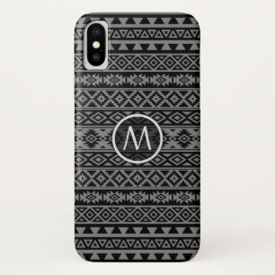 Capa Para iPhone Da Case-Mate Preto de Ptn & cinzas estilizados astecas eu