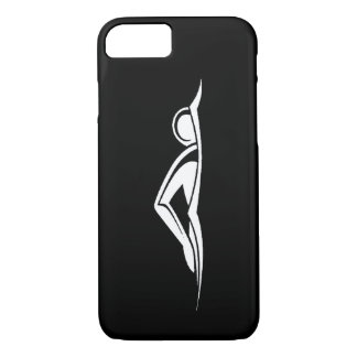 Capa Para iPhone Da Case-Mate preto do logotipo da natação do caso do iPhone 7
