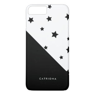 Capa Para iPhone Da Case-Mate Preto e White Stars Patten Abtract Personalizado