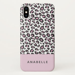 Capa Para iPhone Da Case-Mate Pretos modernos, o branco e o leopardo animal do