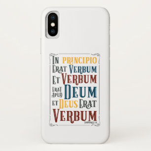 Capa Para iPhone Da Case-Mate Principio Erat Verbum Bíblia Latim Verse