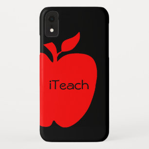 Capa Para iPhone Da Case-Mate Professores de Maçã Vermelha e Preta