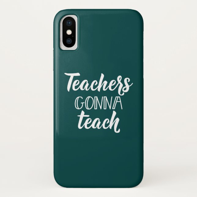 Capa Para iPhone, Case-Mate Professores que vão ensinar (Verso)