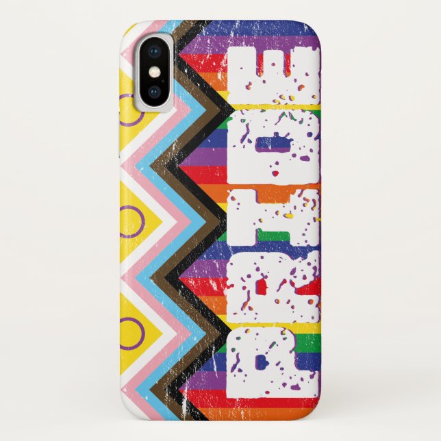 Capa Para iPhone, Case-Mate Progresso Orgulho LGBTQ (Verso)