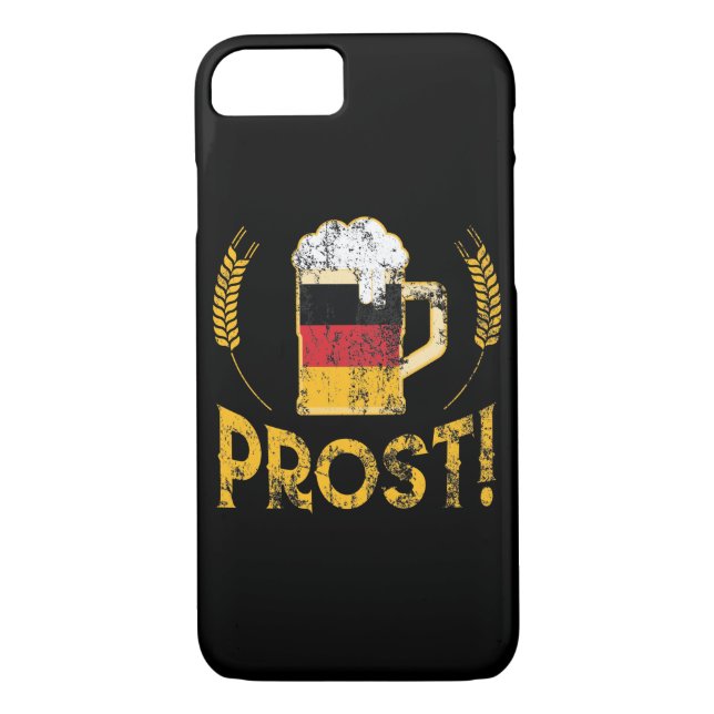 Capa Para iPhone, Case-Mate Prost German Flag Beer Lover Oktoberfest (Verso)