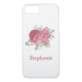 Capa Para iPhone Da Case-Mate Protea Flores Aquarela
