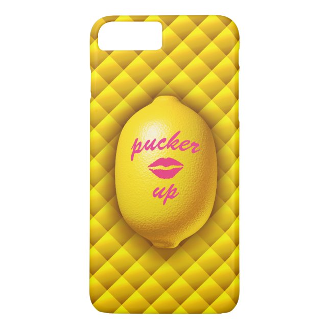 Capa Para iPhone, Case-Mate Pucker Up Lemon iPhone 7 (Verso)
