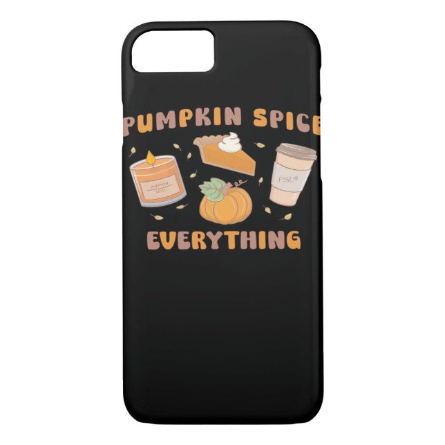 Capa Para iPhone, Case-Mate Pumpkin Especiaria Tudo Engraçado Outono (Verso)