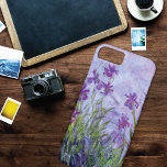 Capa iPhone 8/7 Purple Irises Floral Claude Monet<br><div class="desc">Um caso no iPhone 8/7 com a pintura impressionista de arte Irises (c. 1917),  de Claude Monet (1840-1926). Um jardim de bolbos com primavera floração.</div>