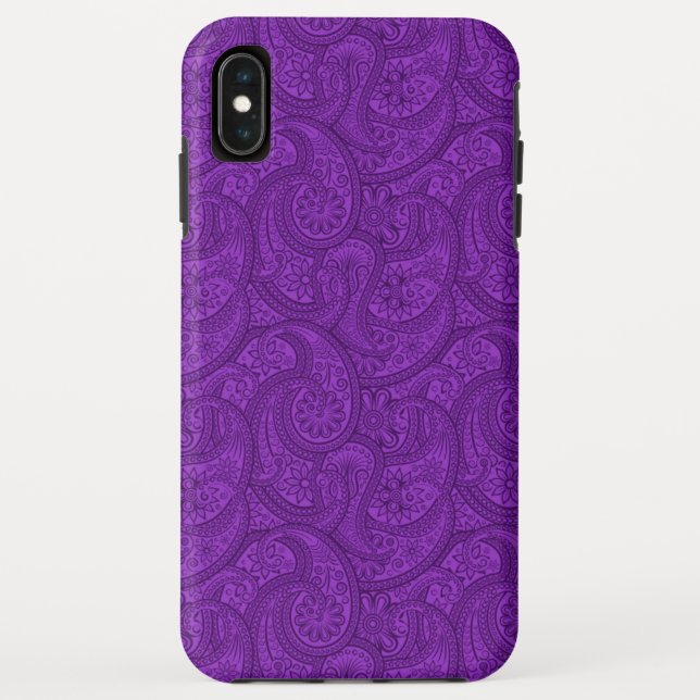 Capa Para iPhone, Case-Mate Purple Paisley (Verso)