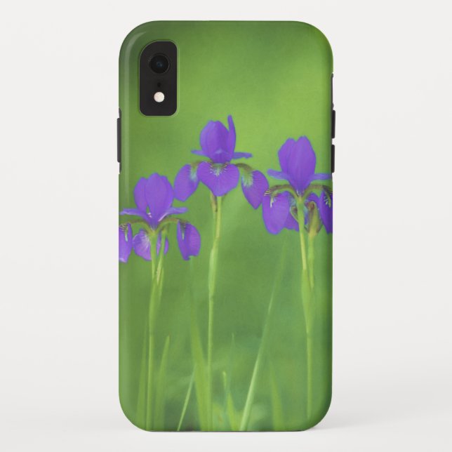 Capa Para iPhone, Case-Mate Púrpura Iris - Arte Flor Original (Verso)