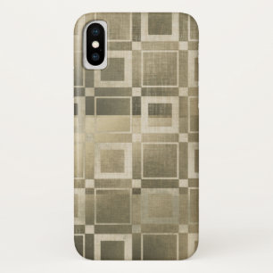 Capa Para iPhone Da Case-Mate Quadrados Dourados Moderados Geométricos Glamuroso