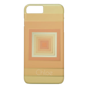 Capa Para iPhone Da Case-Mate Quadrados Geométricos Vintage (amarelos e laranja 