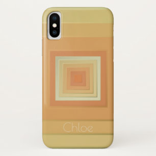 Capa Para iPhone Da Case-Mate Quadrados Geométricos Vintage (amarelos e laranja