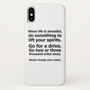 Capa Para iPhone Da Case-Mate Quando a Vida é Estressante