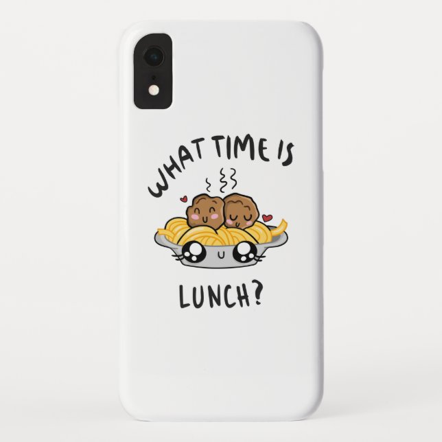 Capa Para iPhone, Case-Mate Que Hora É O Almoço (Verso)