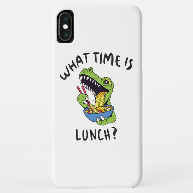Capa Para iPhone, Case-Mate Que horas é o almoço (Verso)