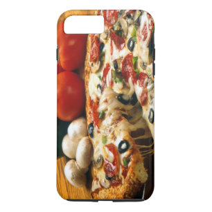 Capa Para iPhone Da Case-Mate Queijo das azeitonas dos cogumelos dos tomates da