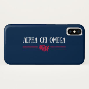 Capa Para iPhone X Qui alfa Omega - EUA