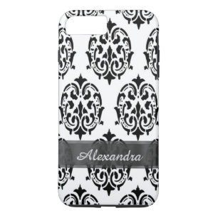Capa Para iPhone Da Case-Mate Quic elegante preto e branco personalizado