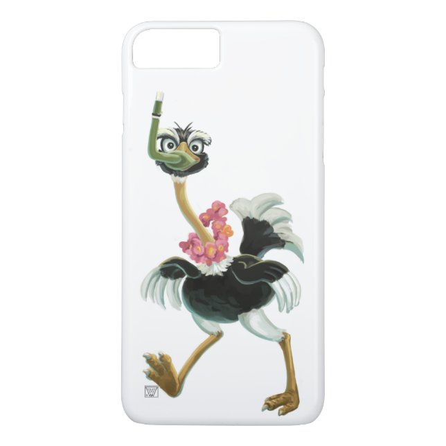 Capa Para iPhone, Case-Mate Raça de avestruz no pântano (Verso)