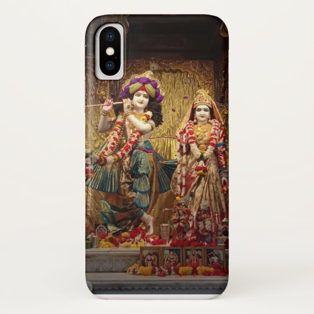 Capa Para iPhone, Case-Mate Radhe Radiante Krishna: Imagens Divinas do Amor e  (Verso)