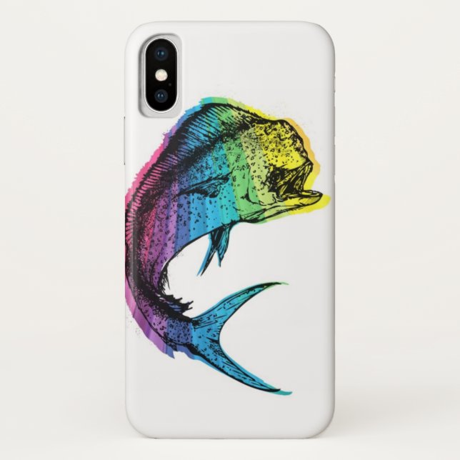 Capa Para iPhone, Case-Mate Rainbow Mahi Mahi (Verso)