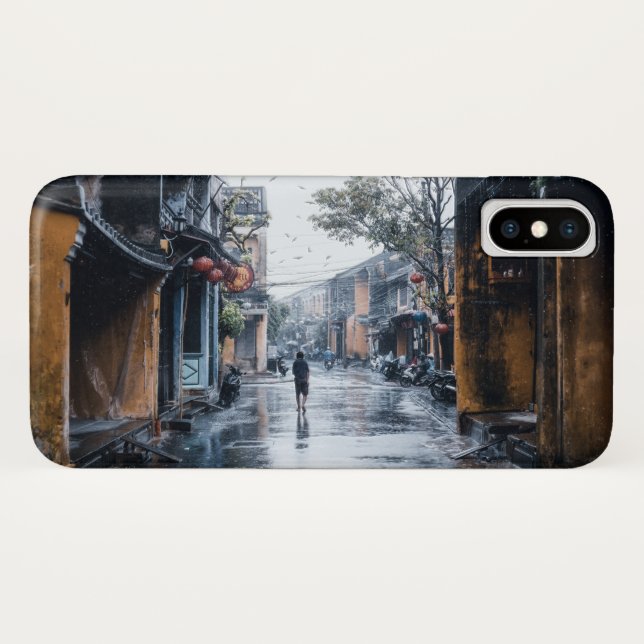 Capa Para iPhone, Case-Mate Rainy Streets do Vietnã (Verso (Horizontal))