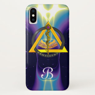 CAPA PARA iPhone DA Case-Mate RAIO DA DENTISTA DE ASCLEPIUS MONOGRAMA