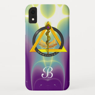 CAPA PARA iPhone DA Case-Mate RAIO DA DENTISTA DE ASCLEPIUS MONOGRAMA