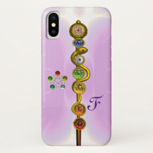 CAPA PARA iPhone X  RAIO DE ASCLEPIUS 7 CHAKRAS,YOGA, ENERGIA ESPIRITU