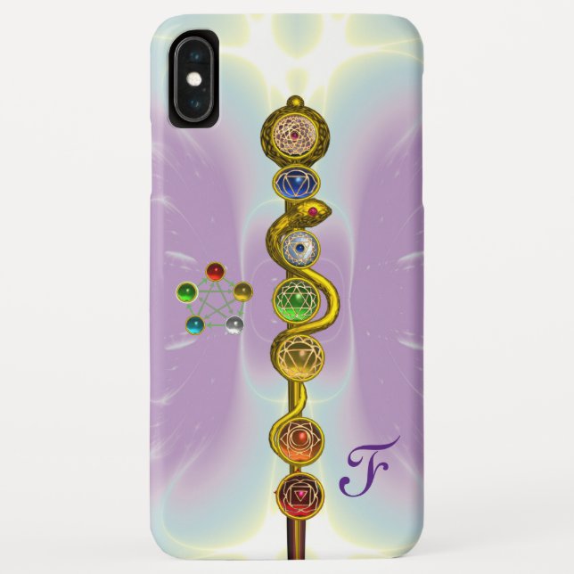 CAPA PARA iPhone, Case-Mate  RAIO DE ASCLEPIUS 7 CHAKRAS,YOGA, ENERGIA ESPIRITU (Verso)
