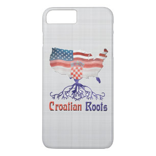 Capa iPhone 8 Plus/7 Plus Raízes Croatas Americanas