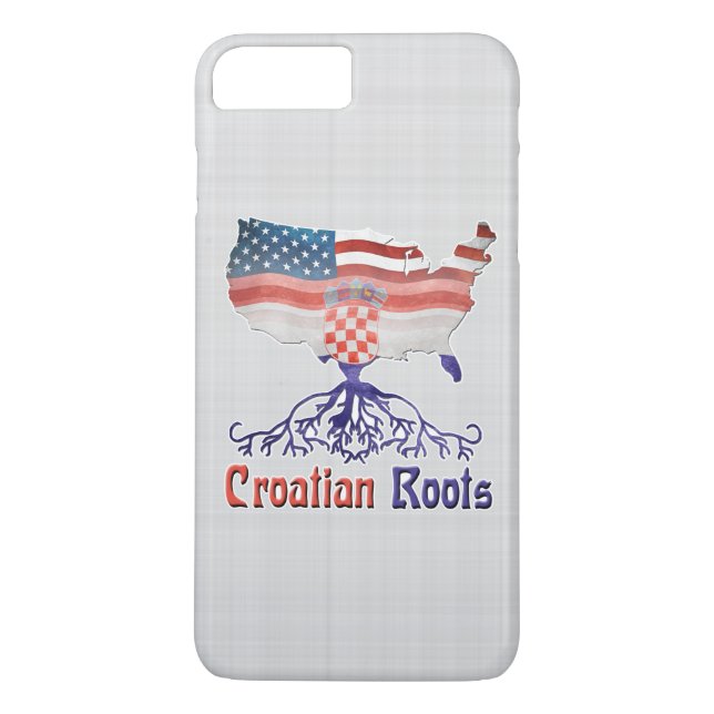 Capa Para iPhone, Case-Mate Raízes Croatas Americanas (Verso)
