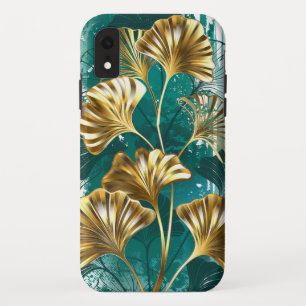 Capa Para iPhone Da Case-Mate Ramificação com Ouro deixa Ginko Biloba