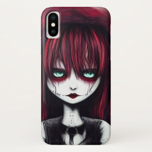 Capa Para iPhone Da Case-Mate Rapariga Gótico de Cabelo Vermelho