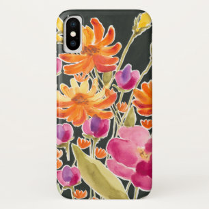 Capa Para iPhone Da Case-Mate Recolha esplêndida - Flores cor-de-rosa e laranja