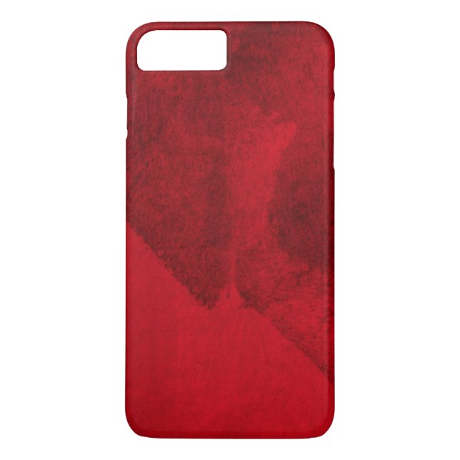Capa Para iPhone, Case-Mate Red Black Love abstrato pintura moderna design (Verso)