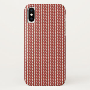 Capa Para iPhone X Red Chevron