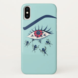 Capa Para iPhone Da Case-Mate Red Eye assustador estranho com formigas de