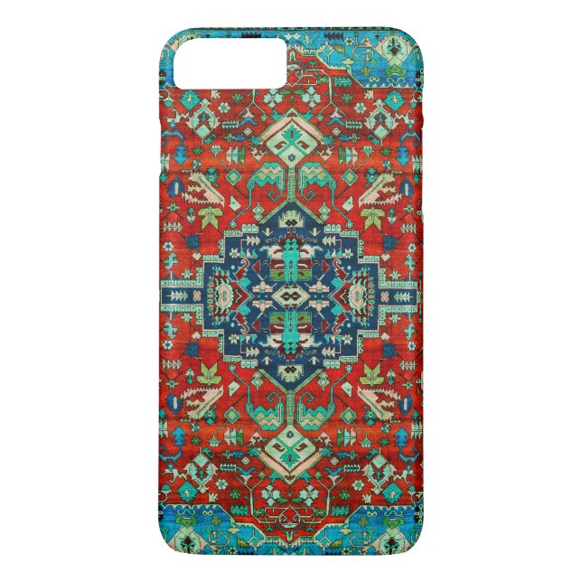 Capa Para iPhone, Case-Mate Red Floral Persian Carpet Motive (Verso)