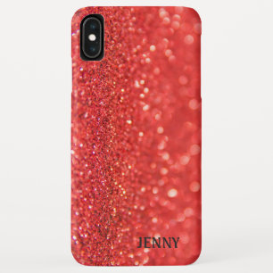 Capa Para iPhone Da Case-Mate Red Sandy Glitter