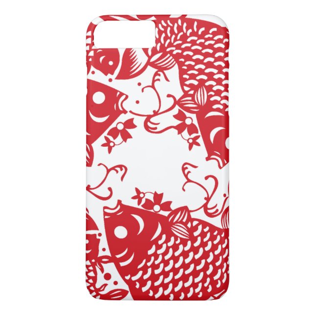 Capa Para iPhone, Case-Mate Red Whirling Koi Carp Fish Group iPhone (Verso)