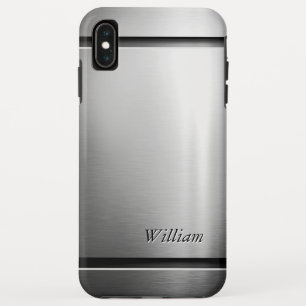 Capa Para iPhone Da Case-Mate Refrigere o olhar de aço inoxidável do metal da