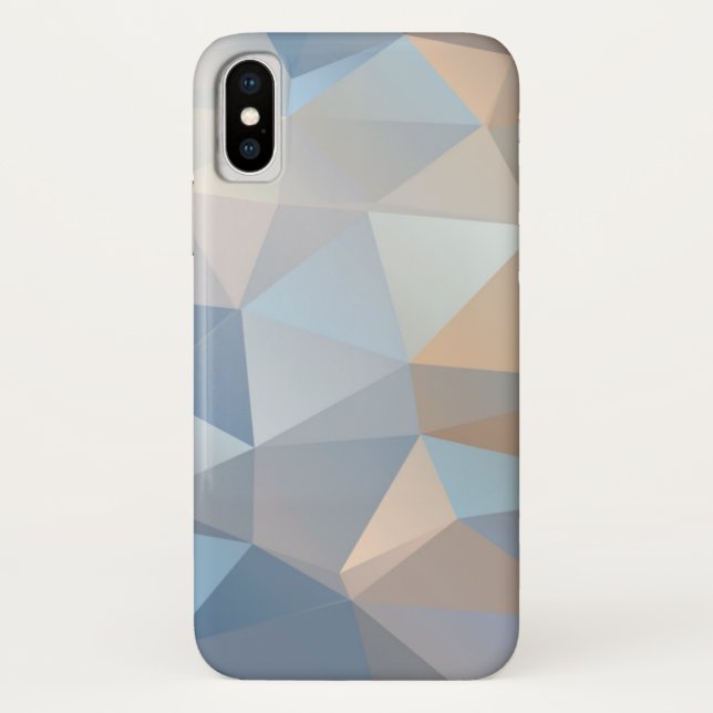 Capa Para iPhone, Case-Mate Refrigere o teste padrão abstrato do triângulo (Verso)