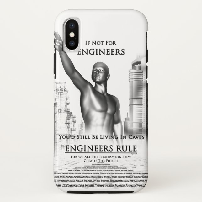 Capa Para iPhone, Case-Mate Regra de engenheiros (Verso)