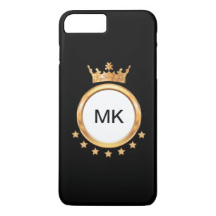 Capa iPhone 8 Plus/7 Plus Rei De Bling Monograma