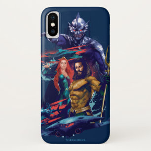 Capa Para iPhone Da Case-Mate Rei Orm Contra Mera & Aquaman de Aquaman
