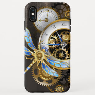 Capa Para iPhone Da Case-Mate Relógio Steampunk com Dragonfly Mecânica